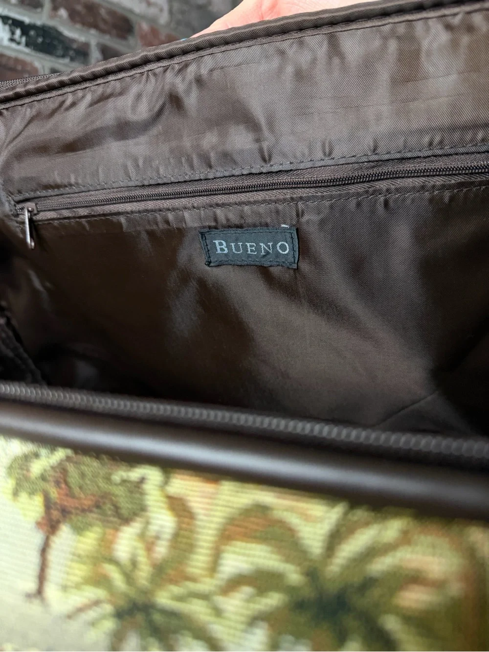 Vintage Bueno Tropical Palm Tree Tapestry Travel Weekender Duffle Bag